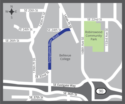 Bellevue College Connection City - Bellevue%20College%20Connector%20Map