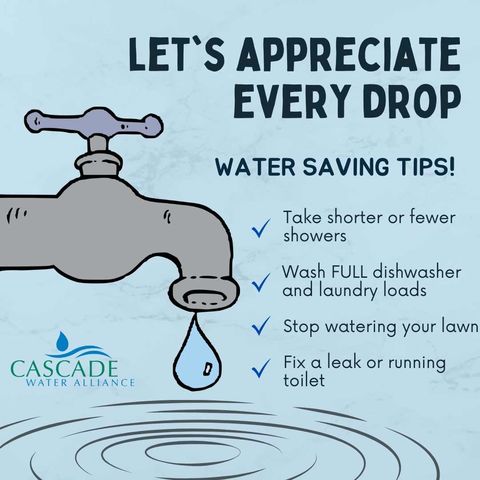 Appreciate Every Drop and Reduce Water Use