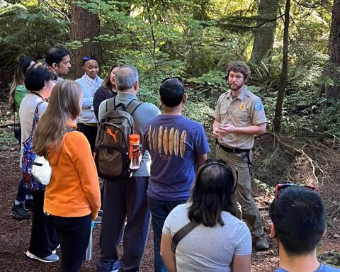 Bellevue Essentials class during Parks Day session.