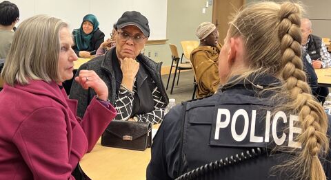 Image of the Bellevue Police Department's Advisory Council meeting from March 12, 2026.