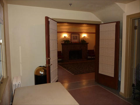 Winters House - beverage alcove to Mercer Room