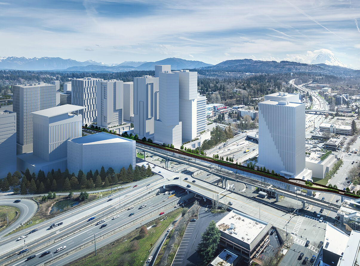 Visualization of a Grand Connection crossing. The image shows potential future development and doesn't reflect any specific proposal.