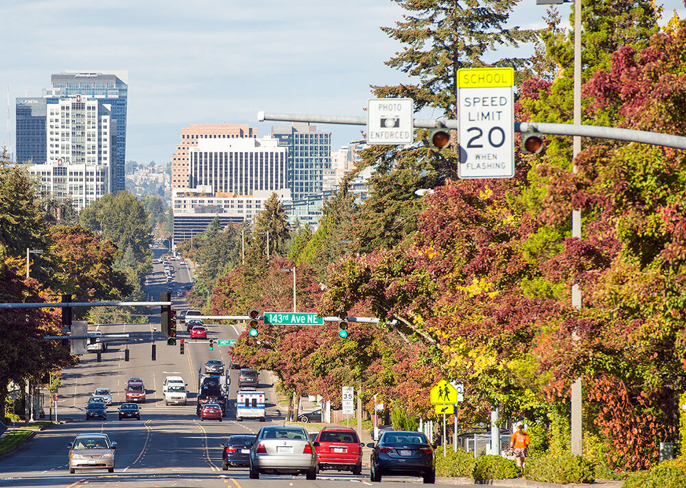 A speed camera is currently on Northeast Eighth Street by Stevenson Elementary School.