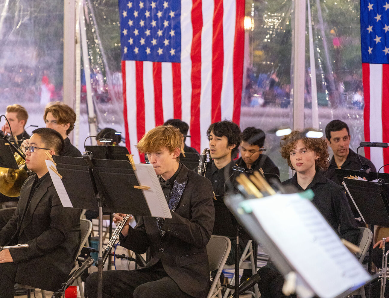 The Bellevue Youth Symphony Orchestra performs at the Family 4th.