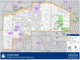 Image of Crossroads Neighborhood Enhancement Program area