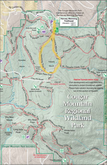 Map showing general trail location