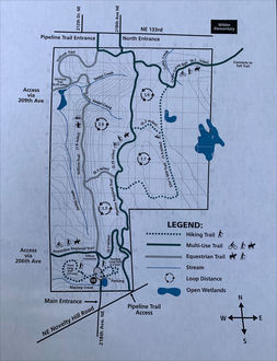 Map of Redmond Watershed Preserve