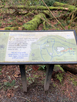 Photo of trail map sign