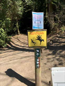Photo of trail signs