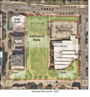 image of aerial view of Ashwood Park (2023)