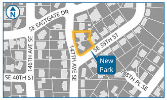 image of map showing future site of the Eastgate Neighborhood Park