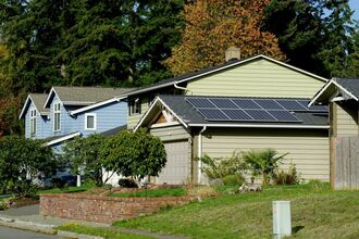 solar panels on home