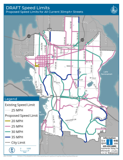 Safe Speeds Bellevue Proposed Speed Limits
