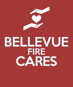 Image of the Bellevue Fire CARES logo