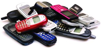 Old cell phones