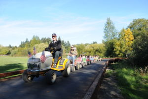Tractor pulled wagon rides