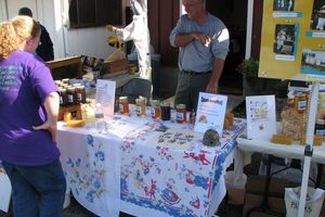 Honey vendor booth