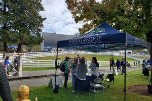 Sponsor booth at event