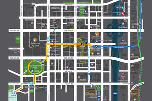 Downtown Bellevue Wayfinding Map