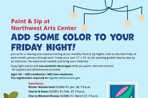 Paint and Sip Flyer at the NWAC!