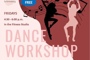 illustration shows silhouette of two people dancing
