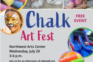 chalk art fest flyer
