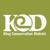 logo, white text on green background. Reads "KCD. King Conservation District"