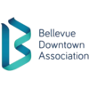image of logo, text reads "Bellevue Downtown Association" next to large blue letter B